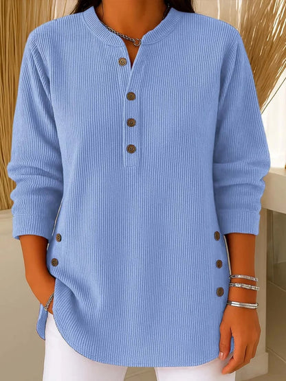 Vincenzina | Tunica Henley con Bottoni