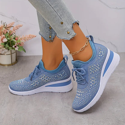 Karine | Sneakers comfort con dettagli strass