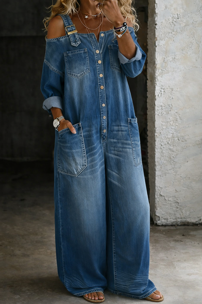 Sofia | denim con spalle scoperte