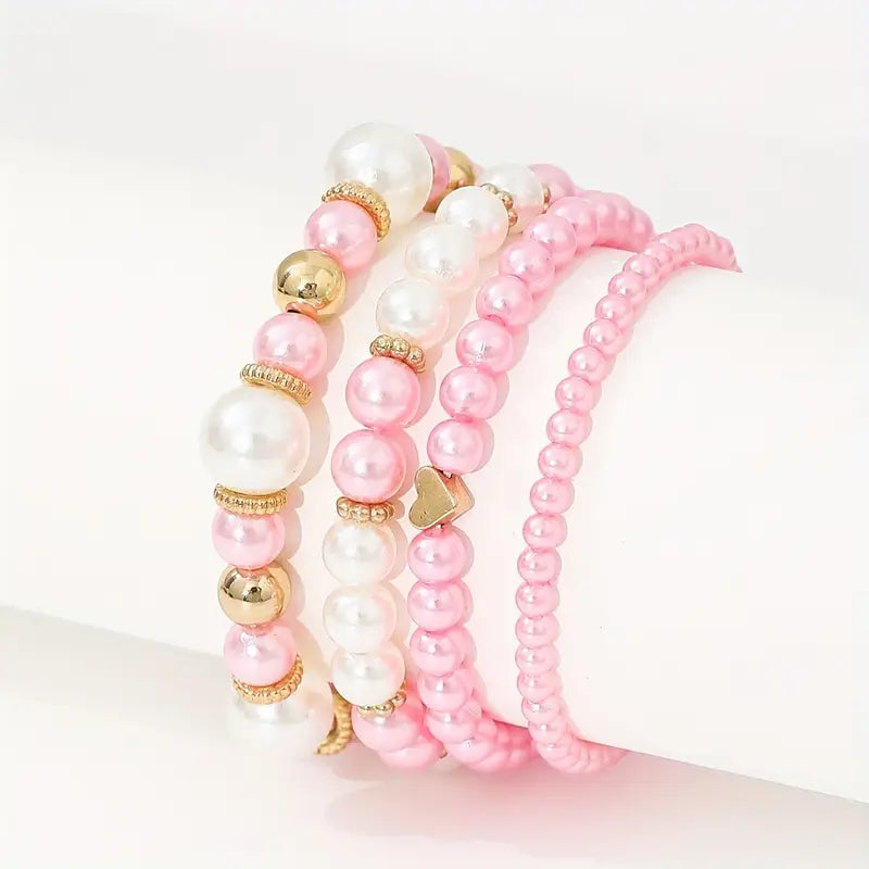 Consolata | set di bracciali di perle