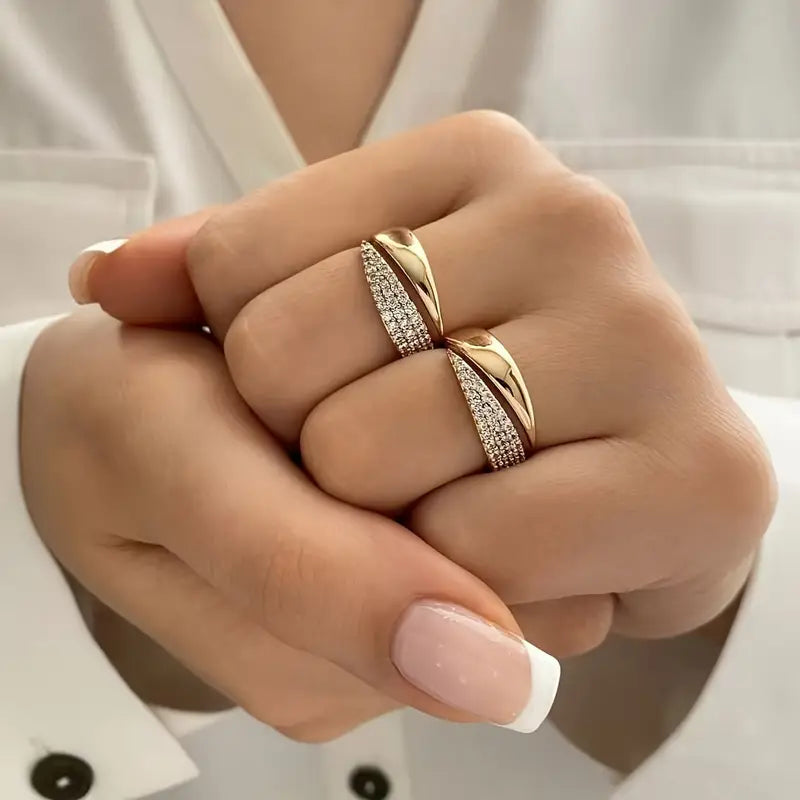 Maddalena | anello con pietre scintillanti