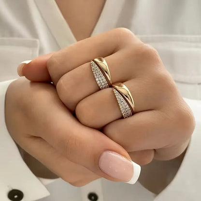 Maddalena | anello con pietre scintillanti