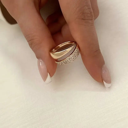 Maddalena | anello con pietre scintillanti
