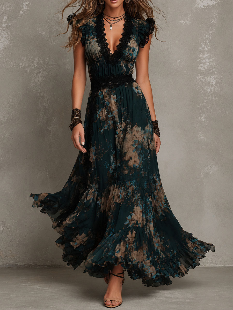 Giuliana | Abito Maxi Romantico