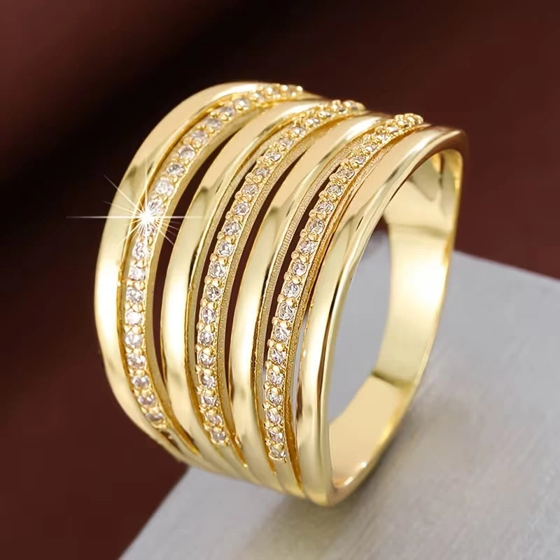 Uno | Anello Multi-Strato Minimalista