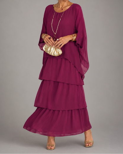 Lara | Abito lungo elegante e fluente