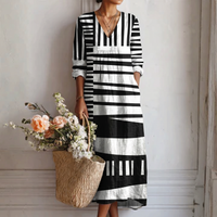 Lara™ | Vestito con Stampa Grafica