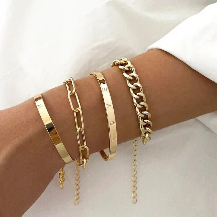 Graziana | set di braccialetti di lusso