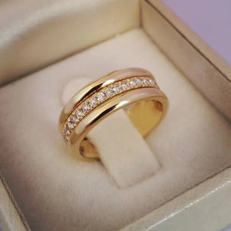 Nadia | Anello con Zirconia Scintillante